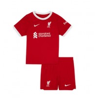 Billiga Liverpool Barnkläder Hemma fotbollskläder till baby 2023-24 Kortärmad (+ Korta byxor)